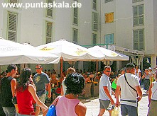 Eines von zahlreichen Caffees in Zadars-City